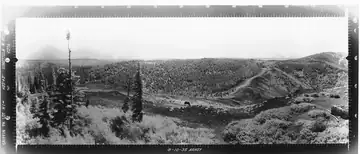 Griffin Peak Lookout panoramic 8-19-1935 (SE)