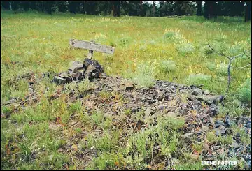Marker with the name "Fred Wit" 6/2/2001
