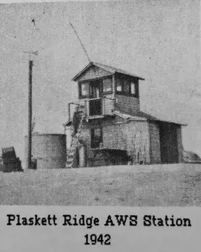 Photo of Plaskett Ridge Lookout - AWS Site, 1988