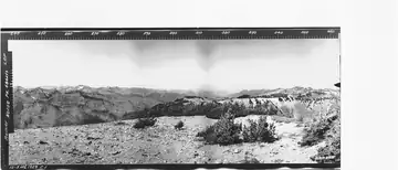 Norse Peak Lookout panoramic 1929 (NW)