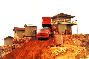 Tower constructed in 1944 with BC-301 cab