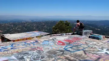 Graffiti covered base today