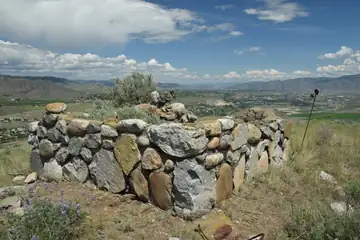 Foundation from the tower