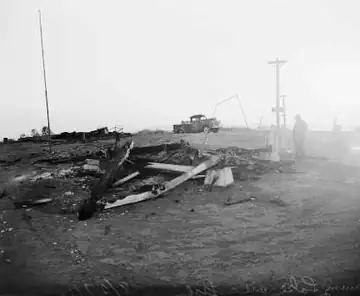 Grass Mountain Lookout Destroyed - Munz Lake Fire, August 27, 1951 - "Angelus" National Forest near Lake Hughes