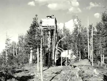 Slide Mountain Lookout 1927