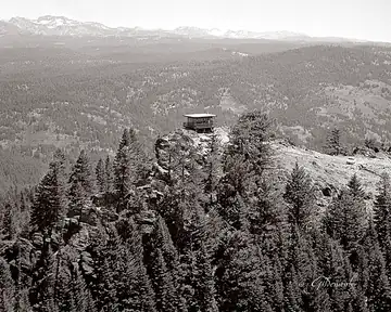 Frazier Mountain Lookout 1963