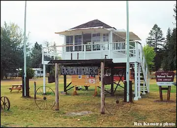 Cab moved to Orient Community Park in 2001