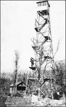 Photo of Red Hill Fire Tower, 1924