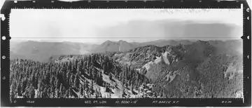 Gee Point Lookout panoramic 8-3-36 (SW)