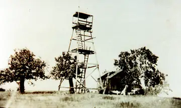First tower on Pratt Mountain