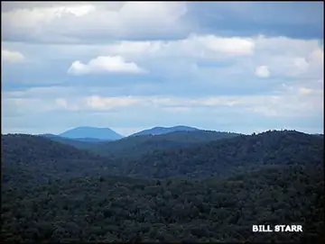 View of Blue and West Mountains 9/4/2010