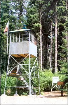 Photo of Cold Mountain Lookout (now at Payette Lake – Holm)