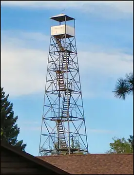 Photo of Bemidji Fire Tower (now at Camp Wilderness)