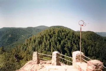 View from lookout in 1989