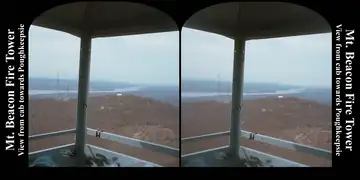 Stereo view from cab