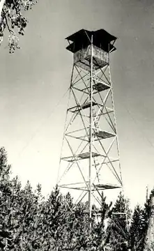 Slide Mountain Lookout 1943