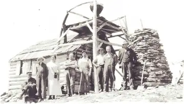 Circa 1920 photo from Louis Blehm (man on right in photo)