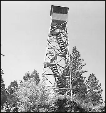 Photo of Long Mountain Lookout (from Idaho, now at Dave Kresek)