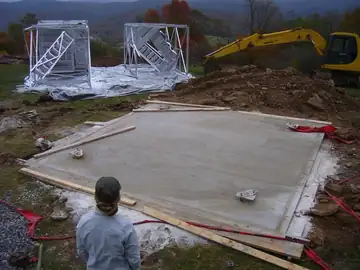 Tower restoration in October 2009