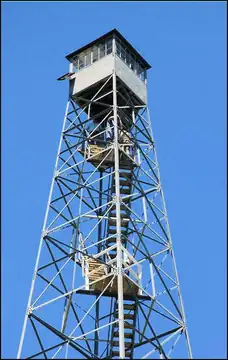 Closeup of tower