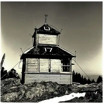 Photo of Red Mountain Lookout (now at Tiller Ranger)