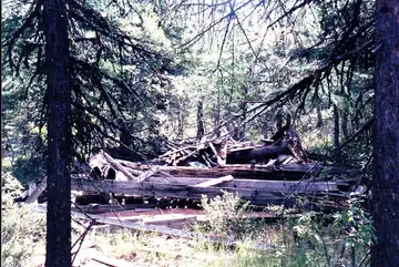 Green Mountain Lookout site June 1989