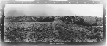 Devils Dome Lookout panoramic 8-7-35 (SE)