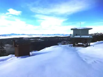 Winter scene at Fosback Lookout