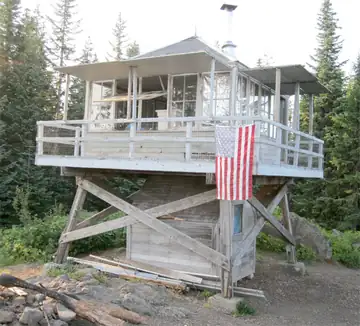 South side of Devils Peak Lookout (August 2014