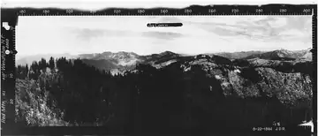 Red Mountain Lookout panoramic 8-22-1934 (SW)