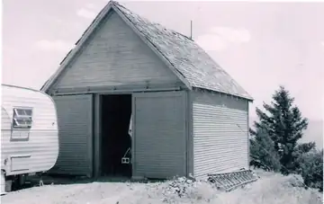 Anderson Butte Lookout shed 1959