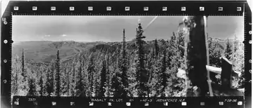 Basalt Peak Lookout panoramic 7-28-1936 (SW)