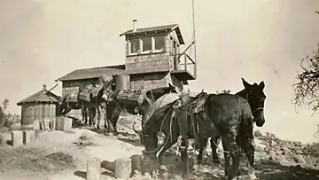 Caliente Mountain Lookout-AWS - 1943
