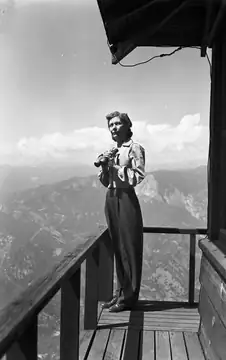 Rose Vaughn at work