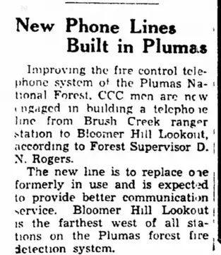 1939 Newspaper Article