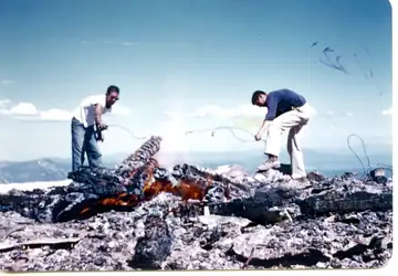 1956 National Park Service photo of demolition