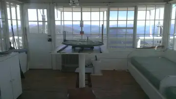 Castle Butte Lookout interior