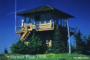 Shriner Peak in 1956