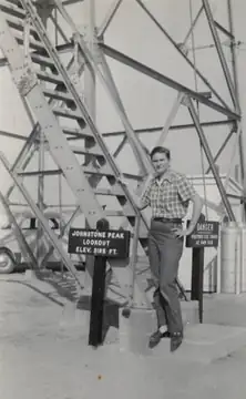 Photo of Johnstone Peak Lookout (now at the LA County Fairplex)