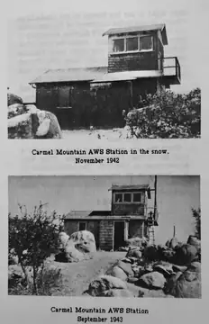 Photo of Mount Carmel Lookout - AWS Site, 1988