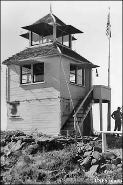 Photo of Old Baldy Lookout Site