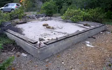Foundation remains - 2009