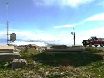 Location of removed tower