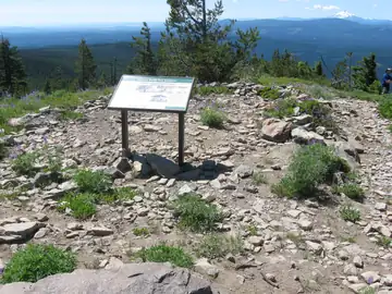 Bonney Butte Lookout site 2012