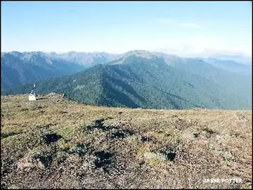 View toward Obstruction Point 9/2/2004
