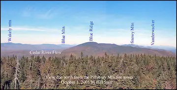 Photo of Pillsbury Mountain Fire Tower