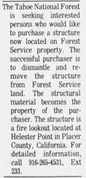 Sale Notice - November 1982