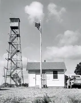 Photo of Mayhill Lookout Site, 1935