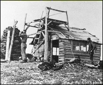 Photo of Lookout Mountain Lookout Site (Hood River County), 1923