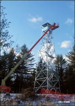 Photo of Cornell Hill Fire Tower (now at Wilton/Camp Saratoga)